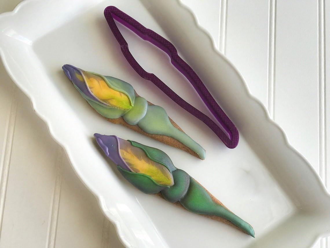 Cute Floured Canvas Tulip Bouquet Cookie Cutter