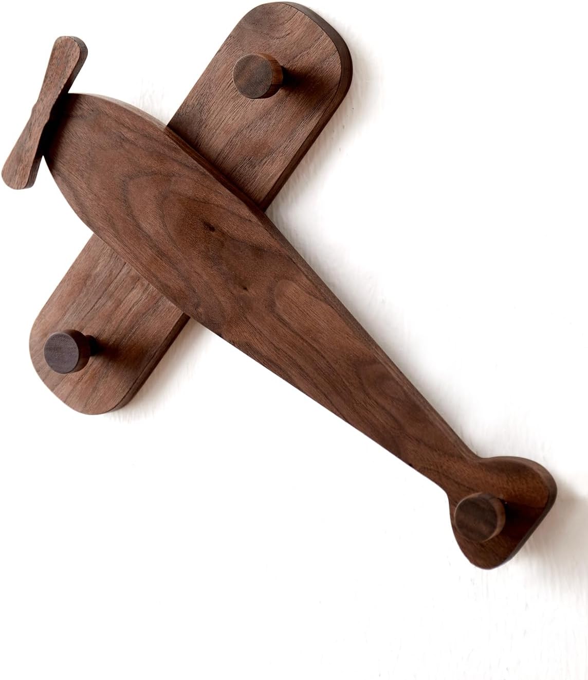 Vinoil Kids Coat Rack Wall Mount Airplane Shape