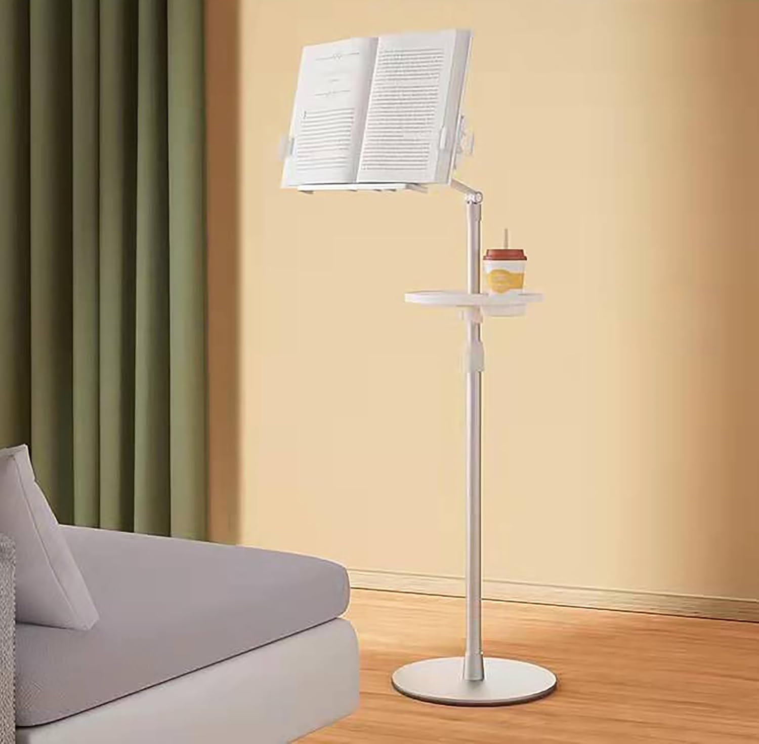 Adjustable Floor Stand for Books and Tablets 1
