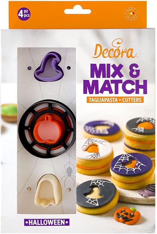 Decora 0255043 Set of 4 Halloween Ox Eye Cutters