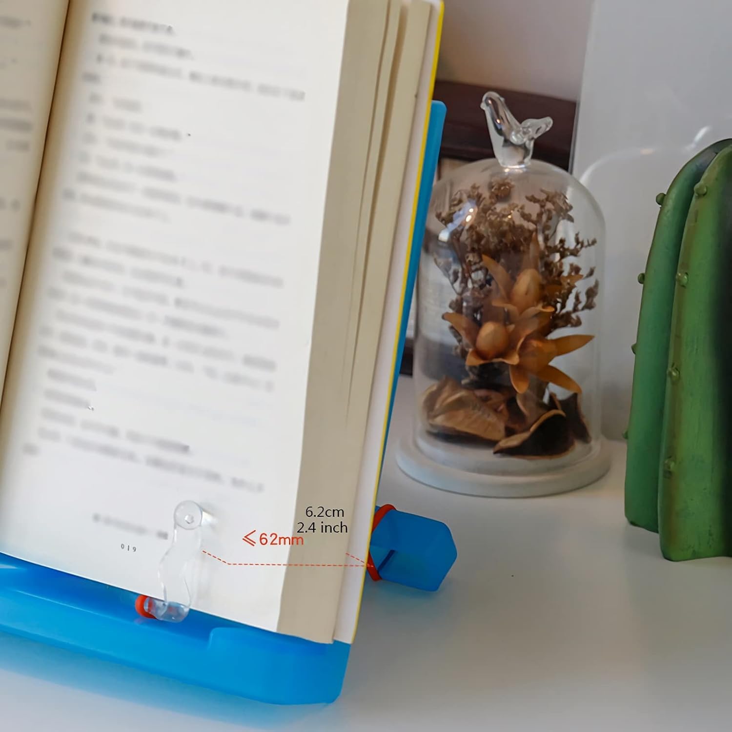 Adjustable Book Stand for Kitchen and Office Green 1