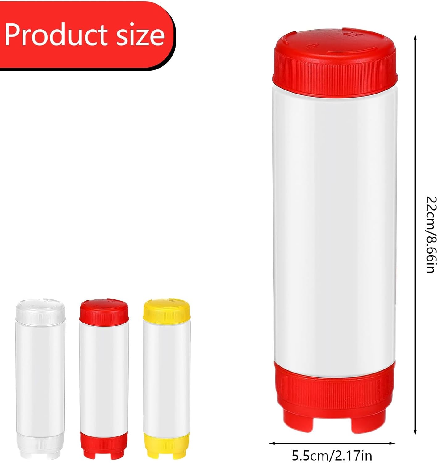 Refillable Squeeze Bottles for Sauces and Condiments