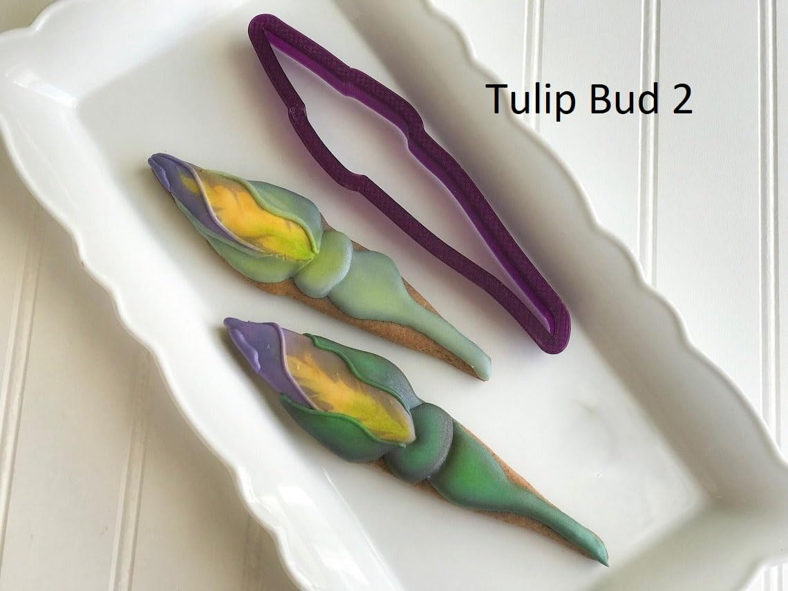 Cute Floured Canvas Tulip Bouquet Cookie Cutter