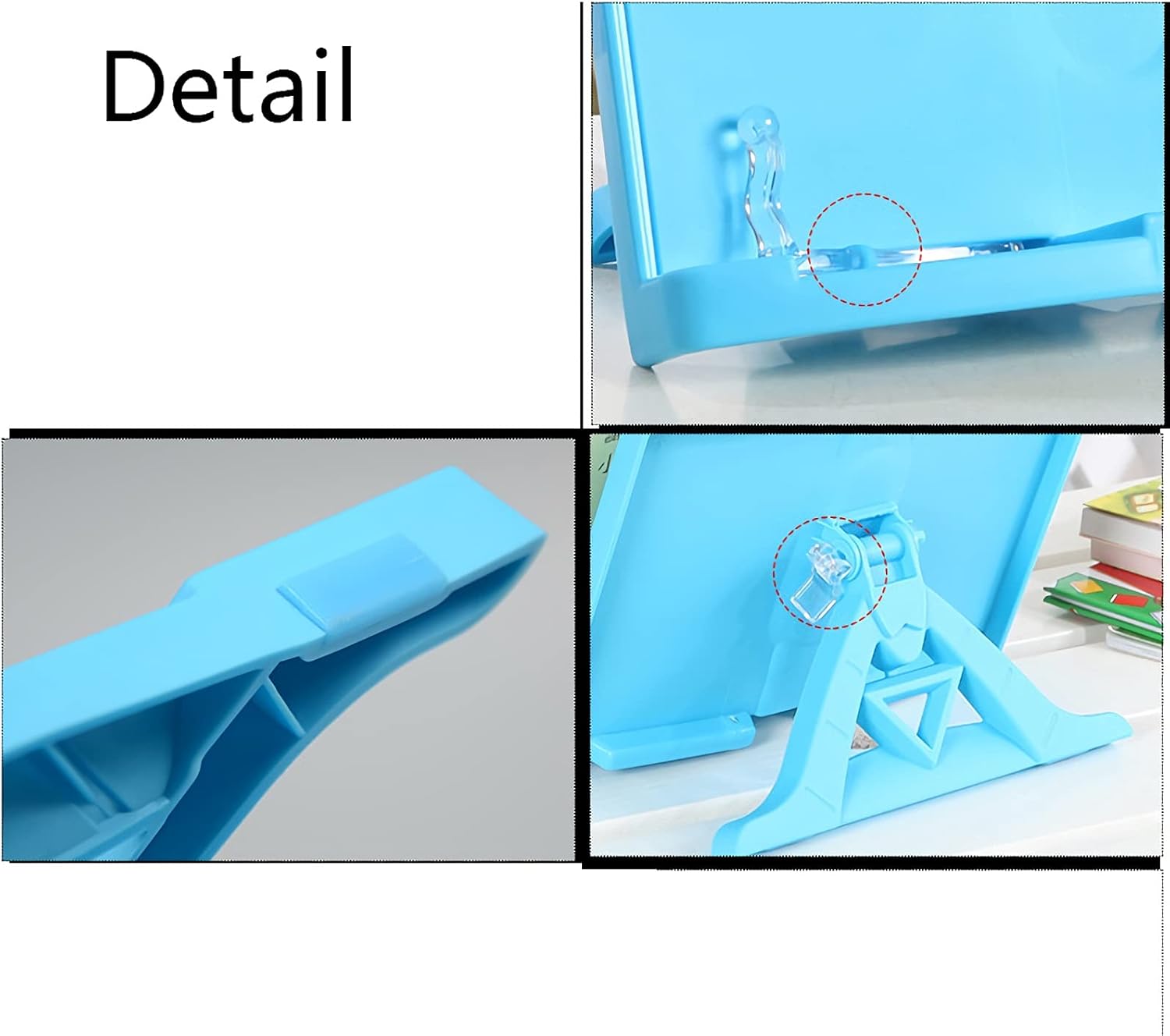 Adjustable Book Stand for Cookbook and Tablet Use