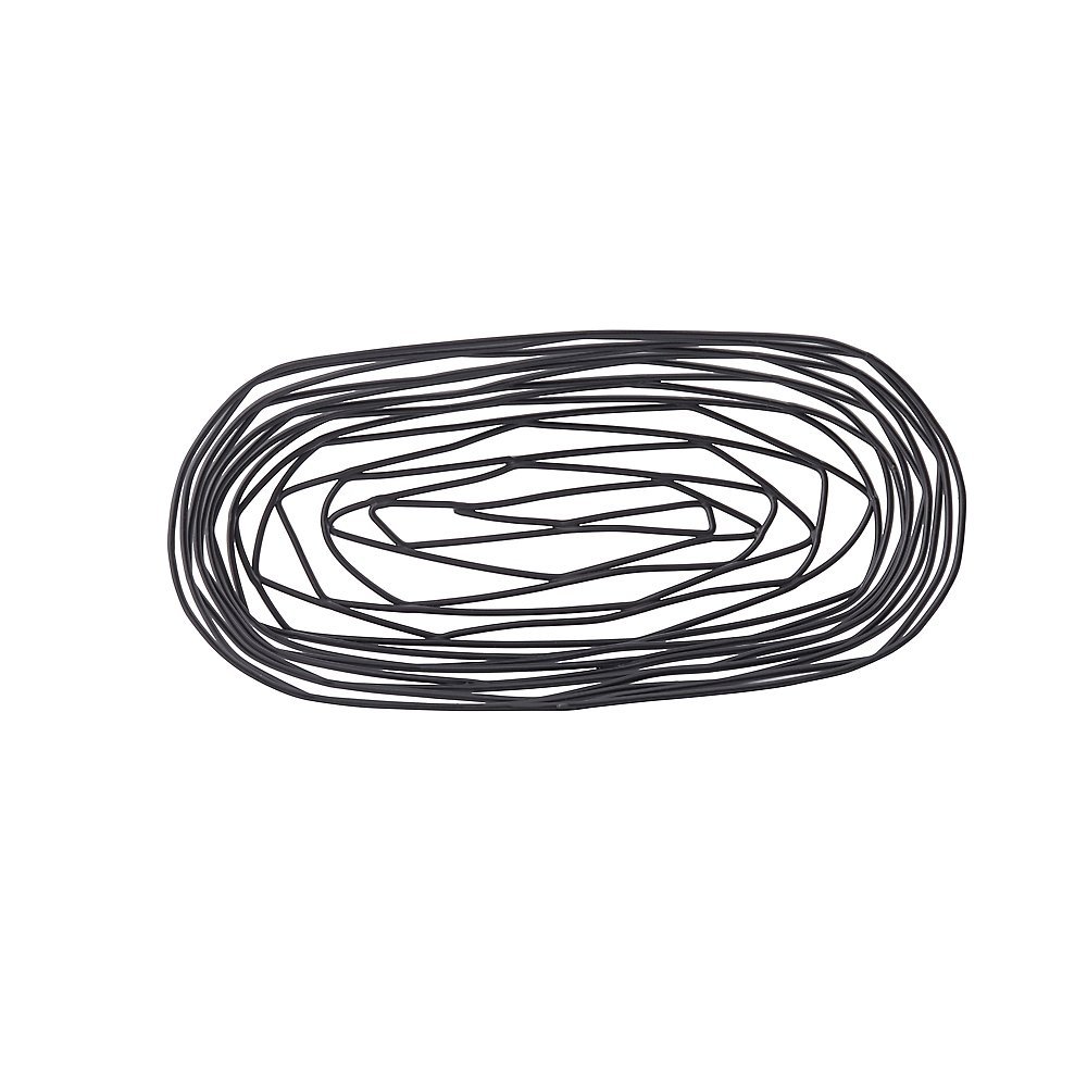TableCraft BK11709 Black Metal Basket 9x4x2
