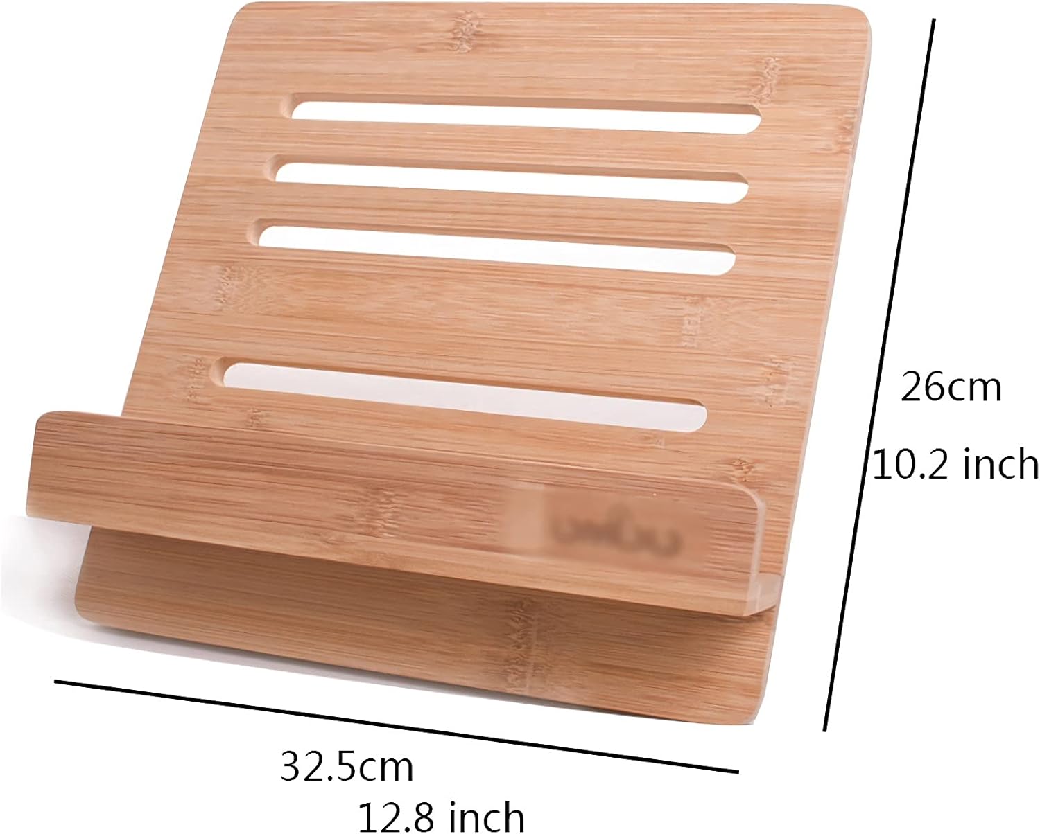 Adjustable Height Book Stand with Angle and Tablet Holder