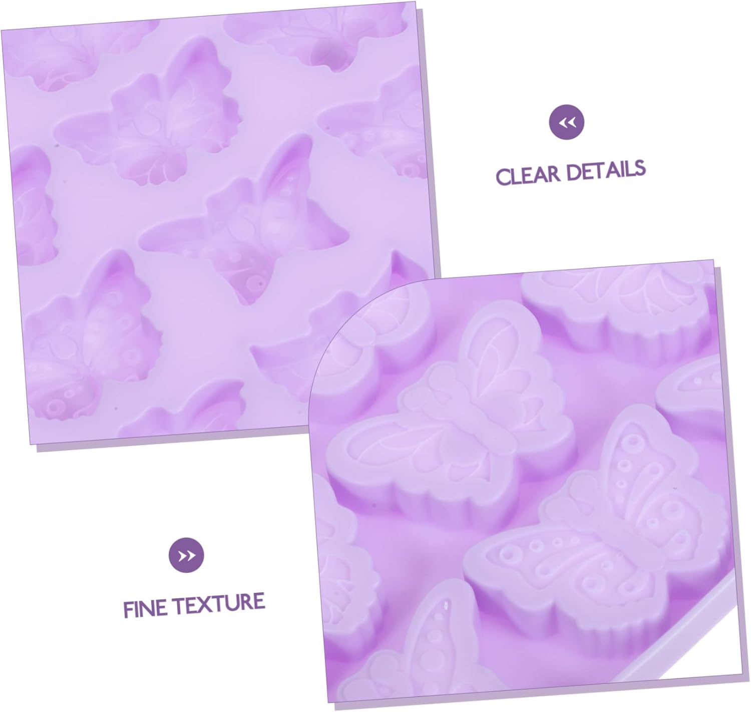 Zerodeko Butterfly Silicone Baking Mold 72 Cavities 1