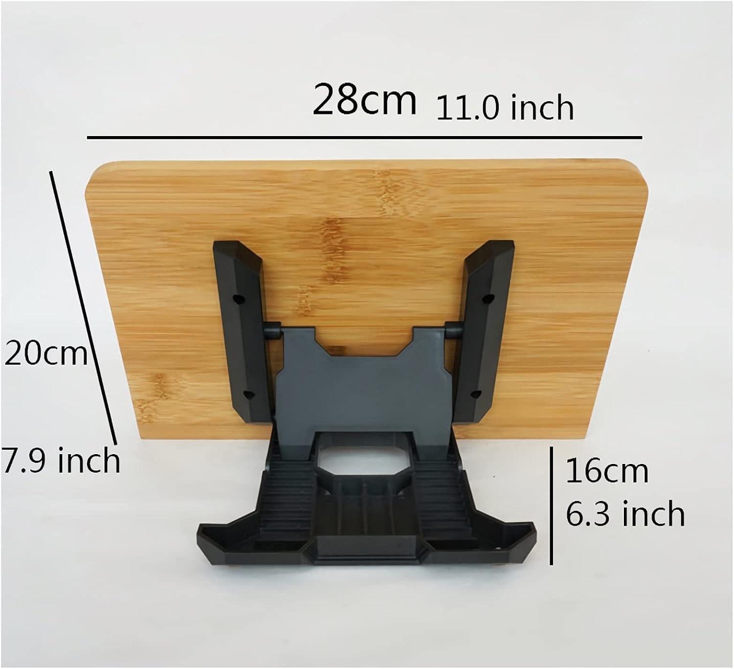 Yuidaaavzz Adjustable Bookstand with Clip Foldable Stand for Desk Reading