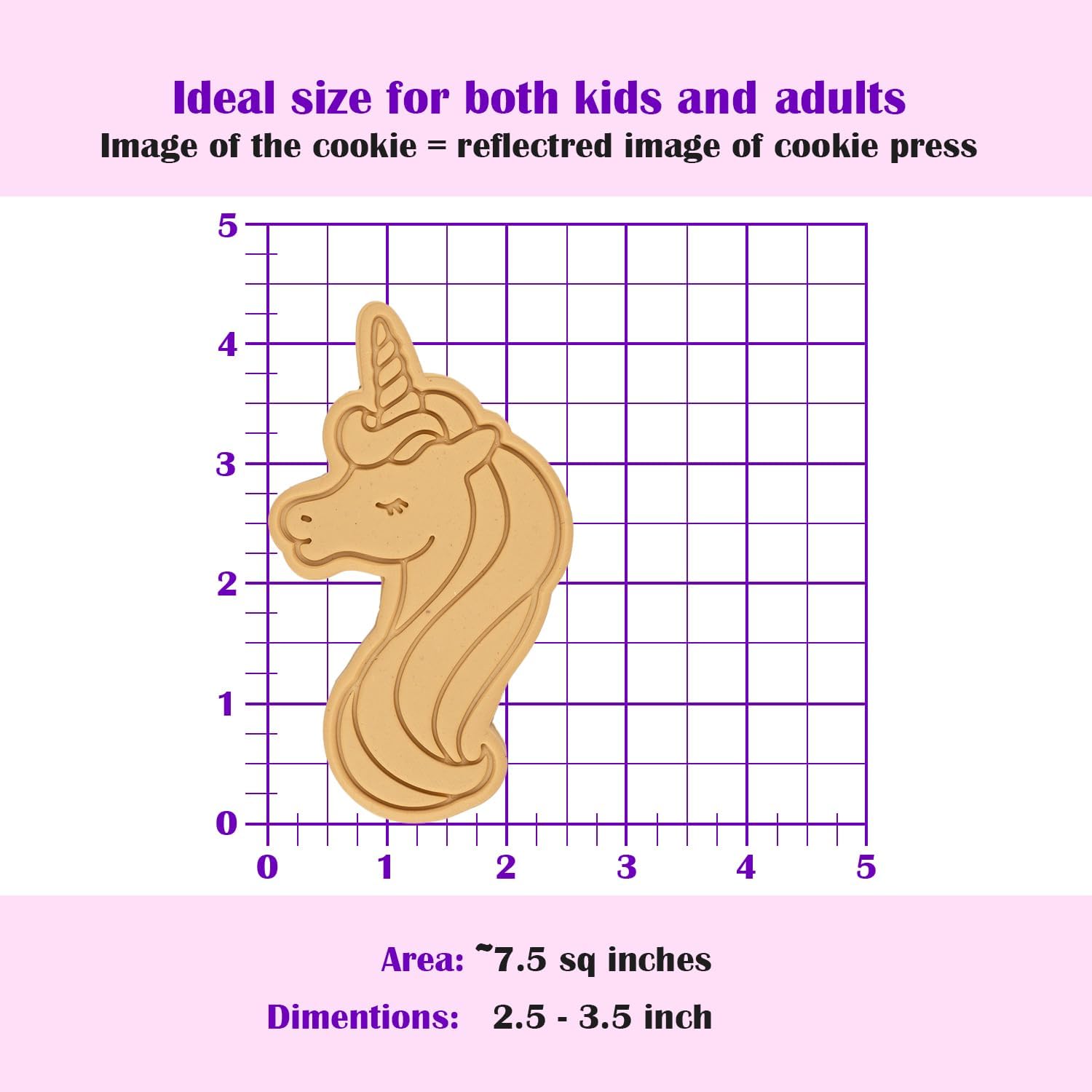 Unicorn Cookie Cutter - Cartoon Series - Dishwasher Safe