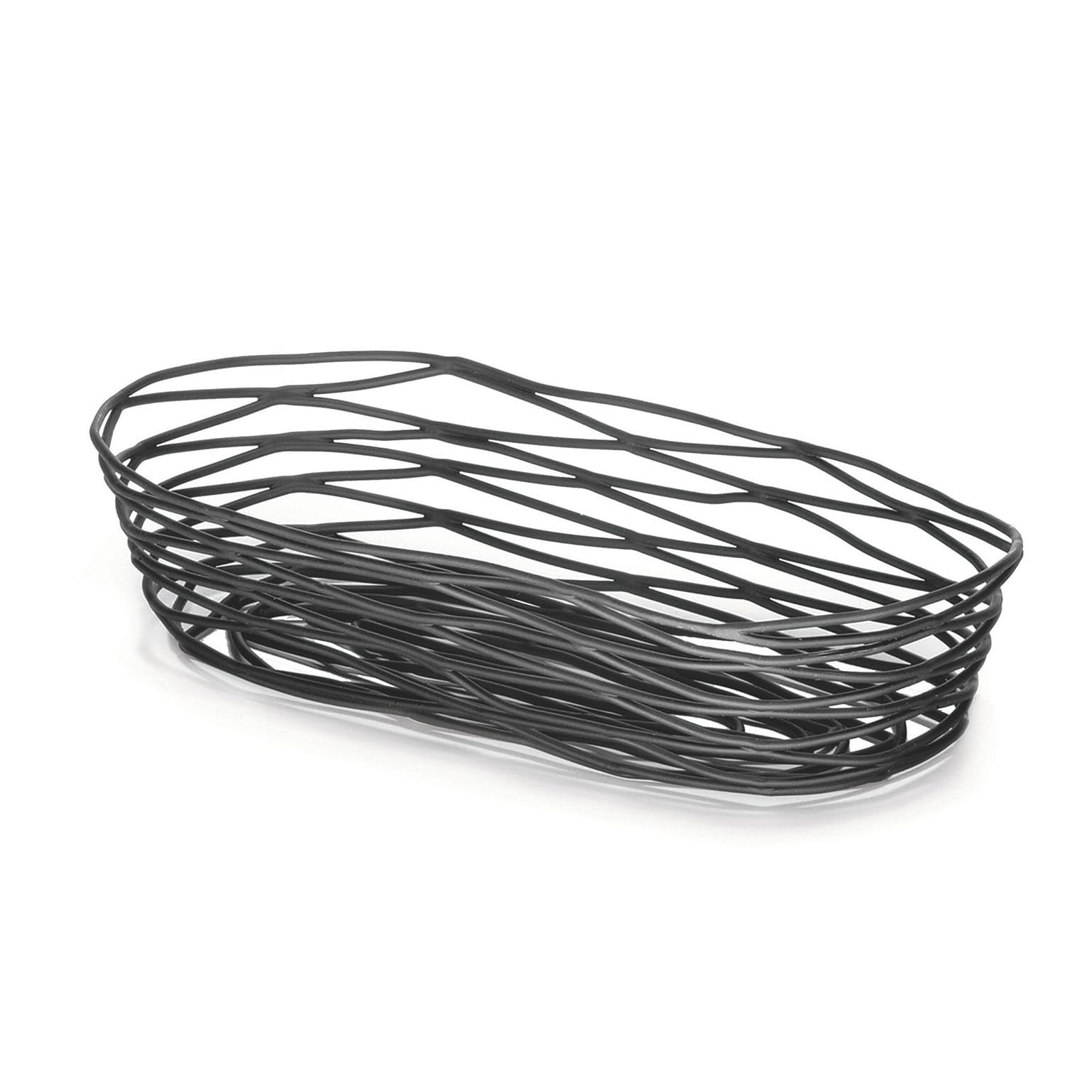 TableCraft BK11709 Black Metal Basket 9x4x2