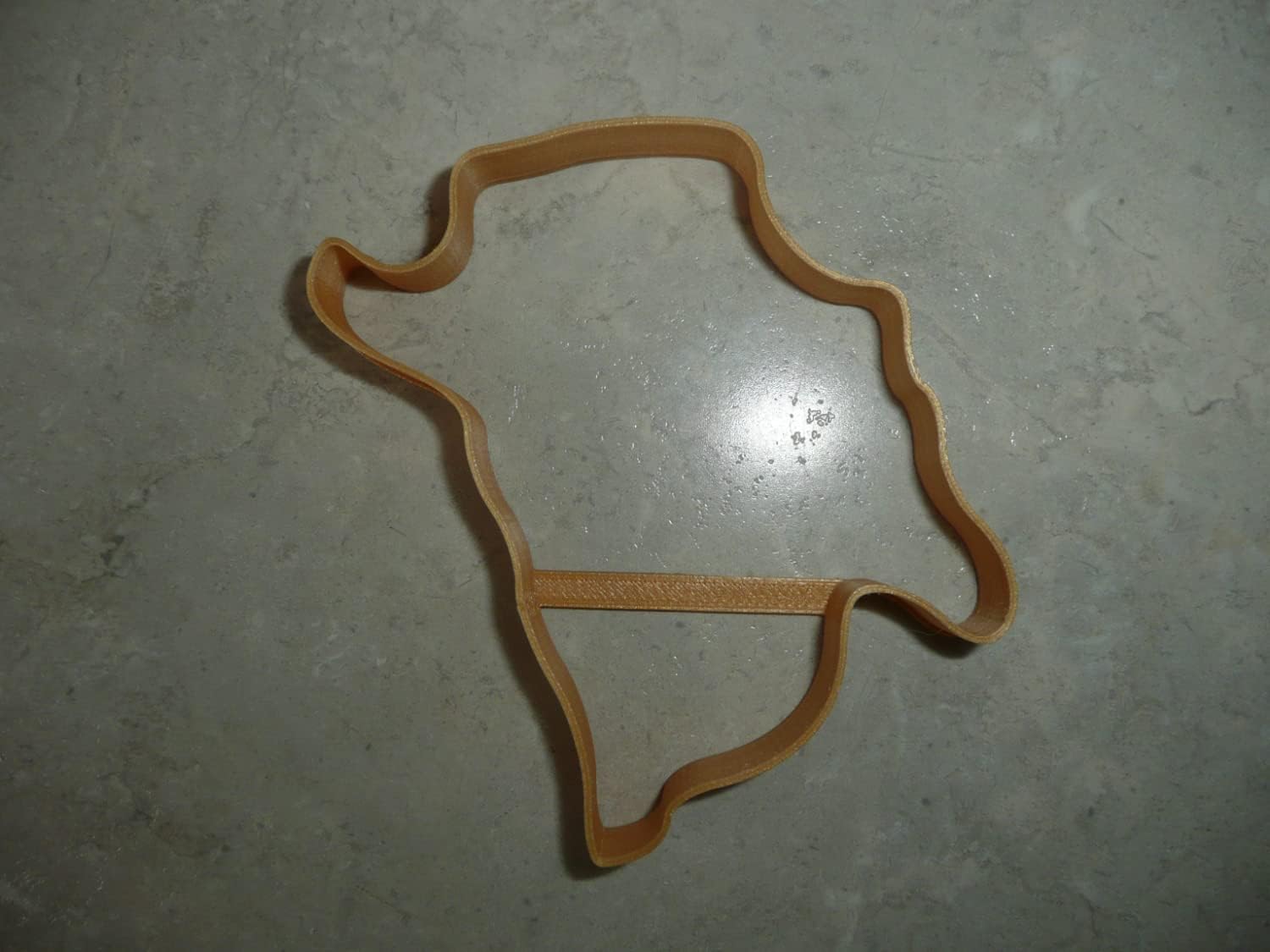 HUMACAO PUERTO RICO MUNICIPALITY OUTLINE COOKIE CUTTER