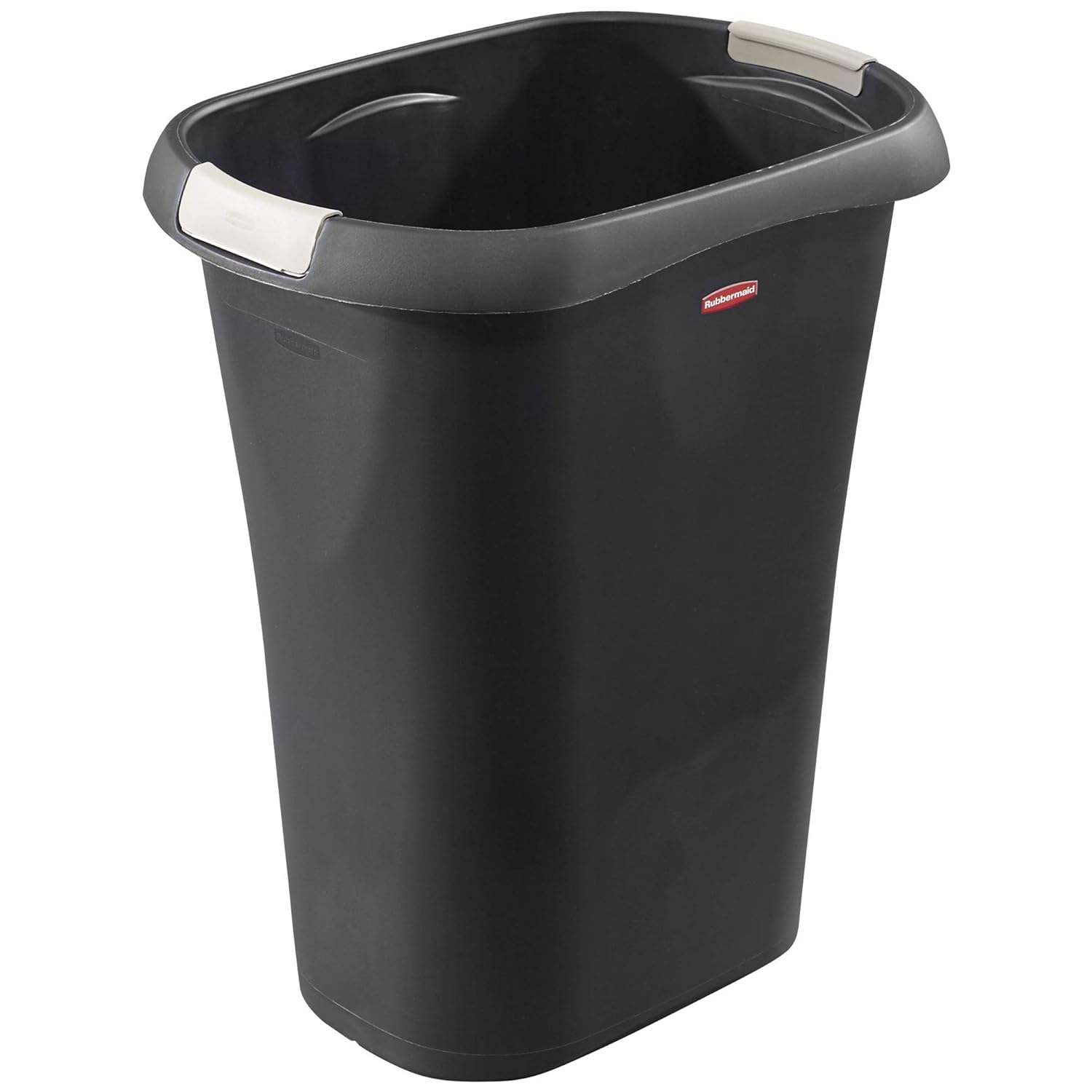 Rubbermaid Open Waste Basket 32-Court8-Gallon Black
