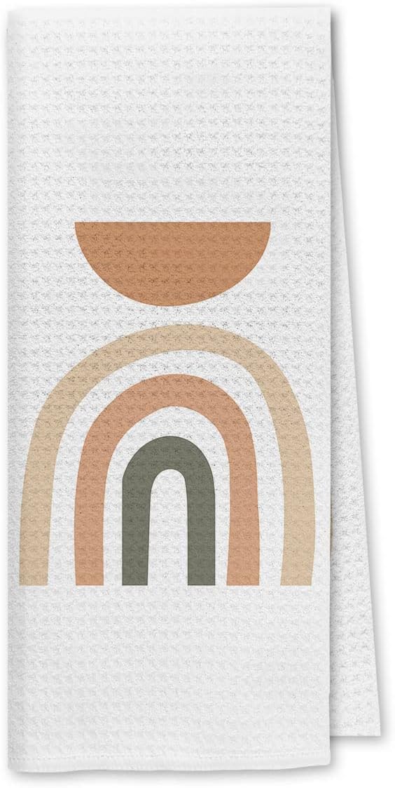 Dibor Boho Rainbow Kitchen Towels Set