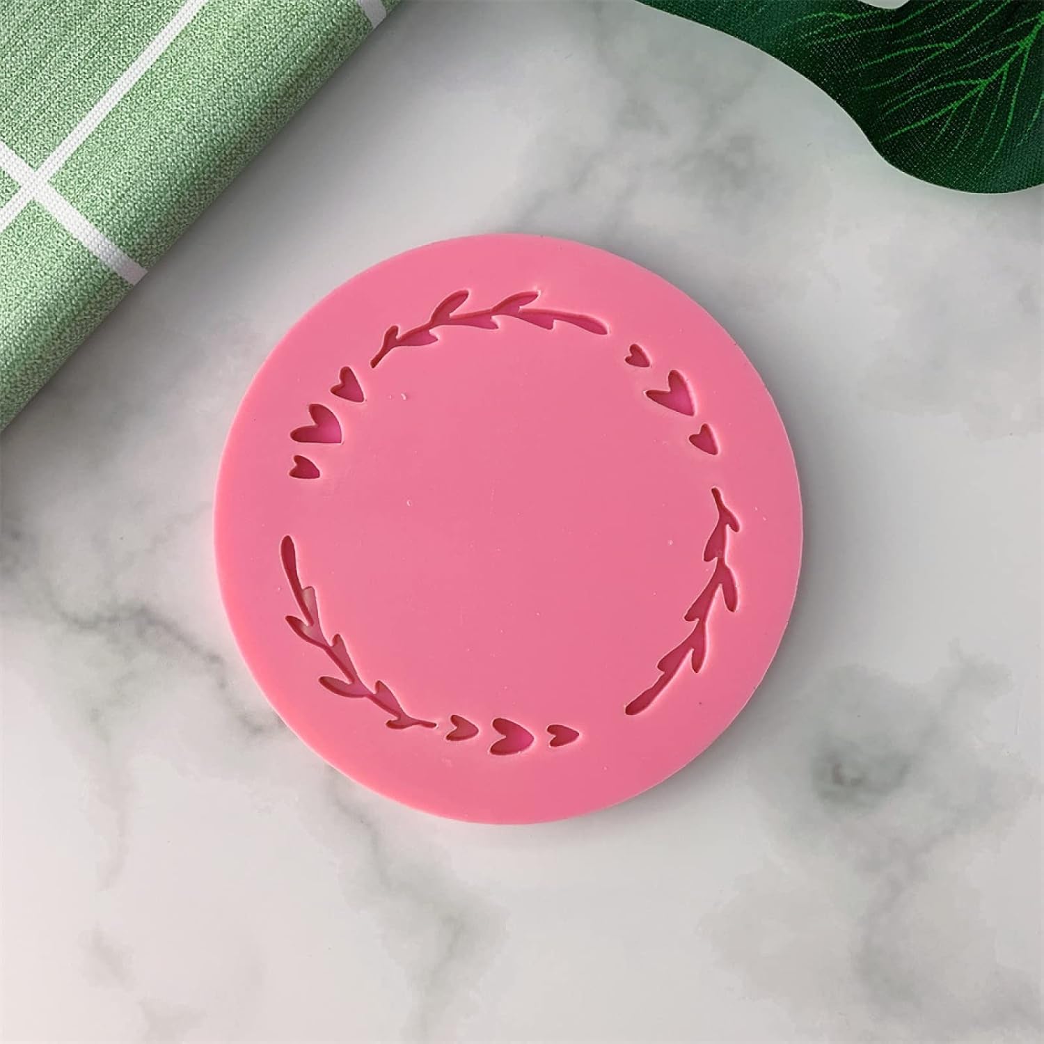 Aggert Silicone Birthday Pattern Cake Stencil 2Pcs