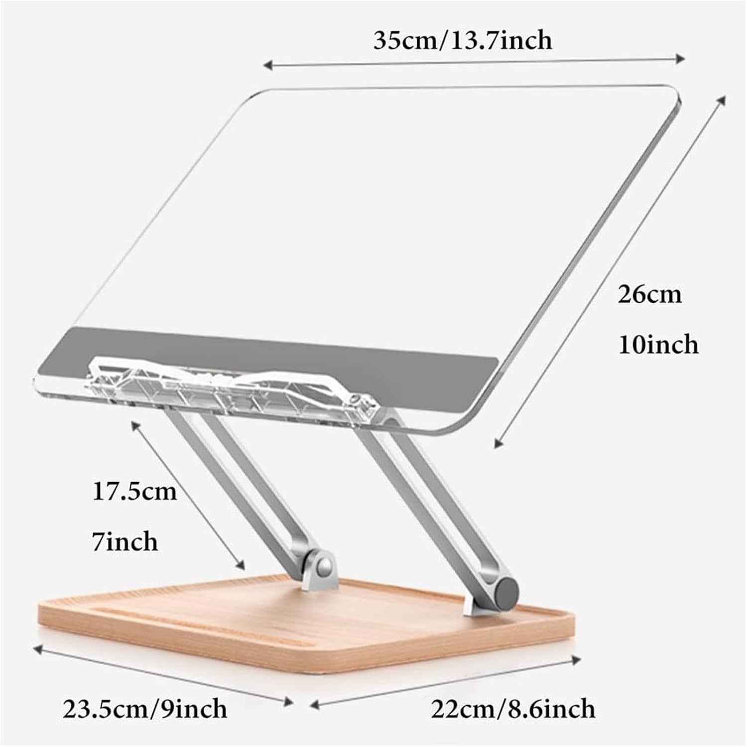 Yuidaaavzz Multi-Function Book Stand for Reading and Cooking