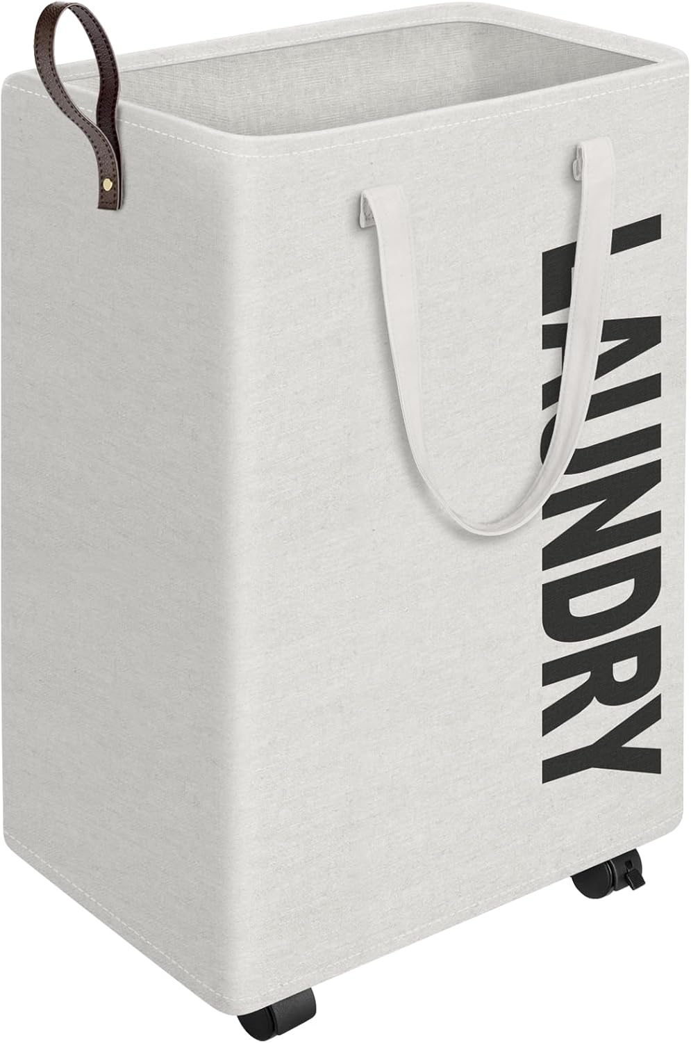 HomeHacks 75L Rolling Laundry Basket with Wheels 1