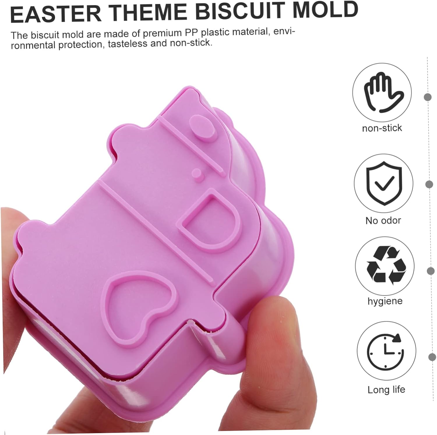 NOLITOY 12pcs Cartoon Biscuit Mold Baking Set