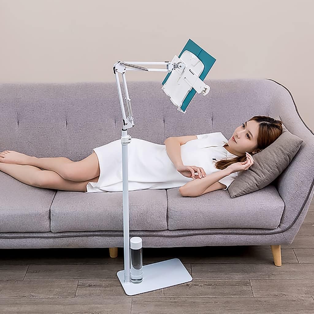 Foldable Floor Stand with 360 Rotation for Tablets Phones and Books