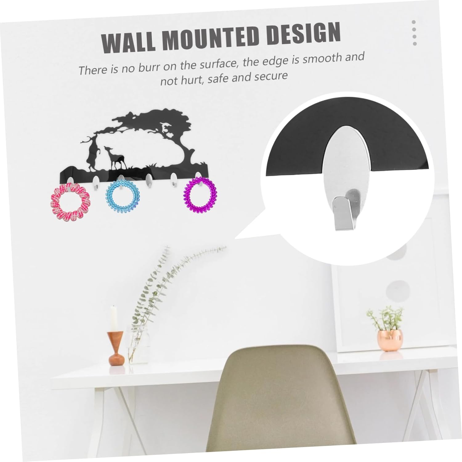 Balacoo Mirror Hook Towel Hooks for Bathrooms 1