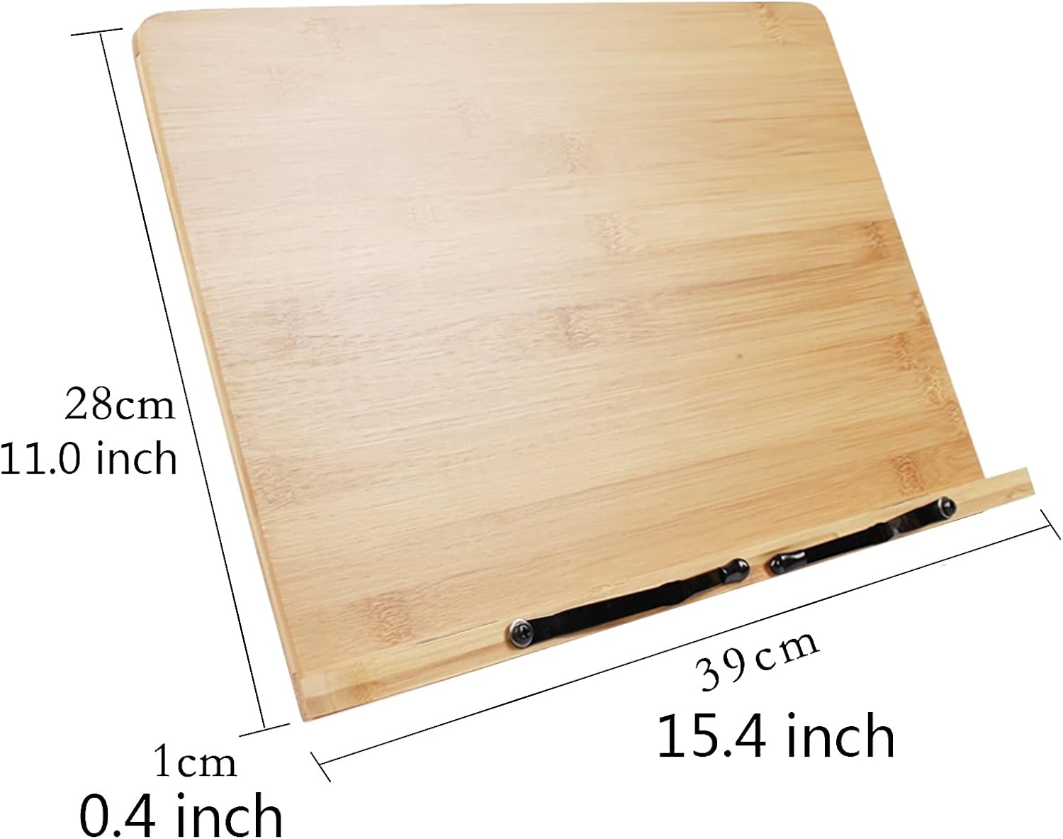 Yuidaaavzz Large Book Stand with Adjustable Height