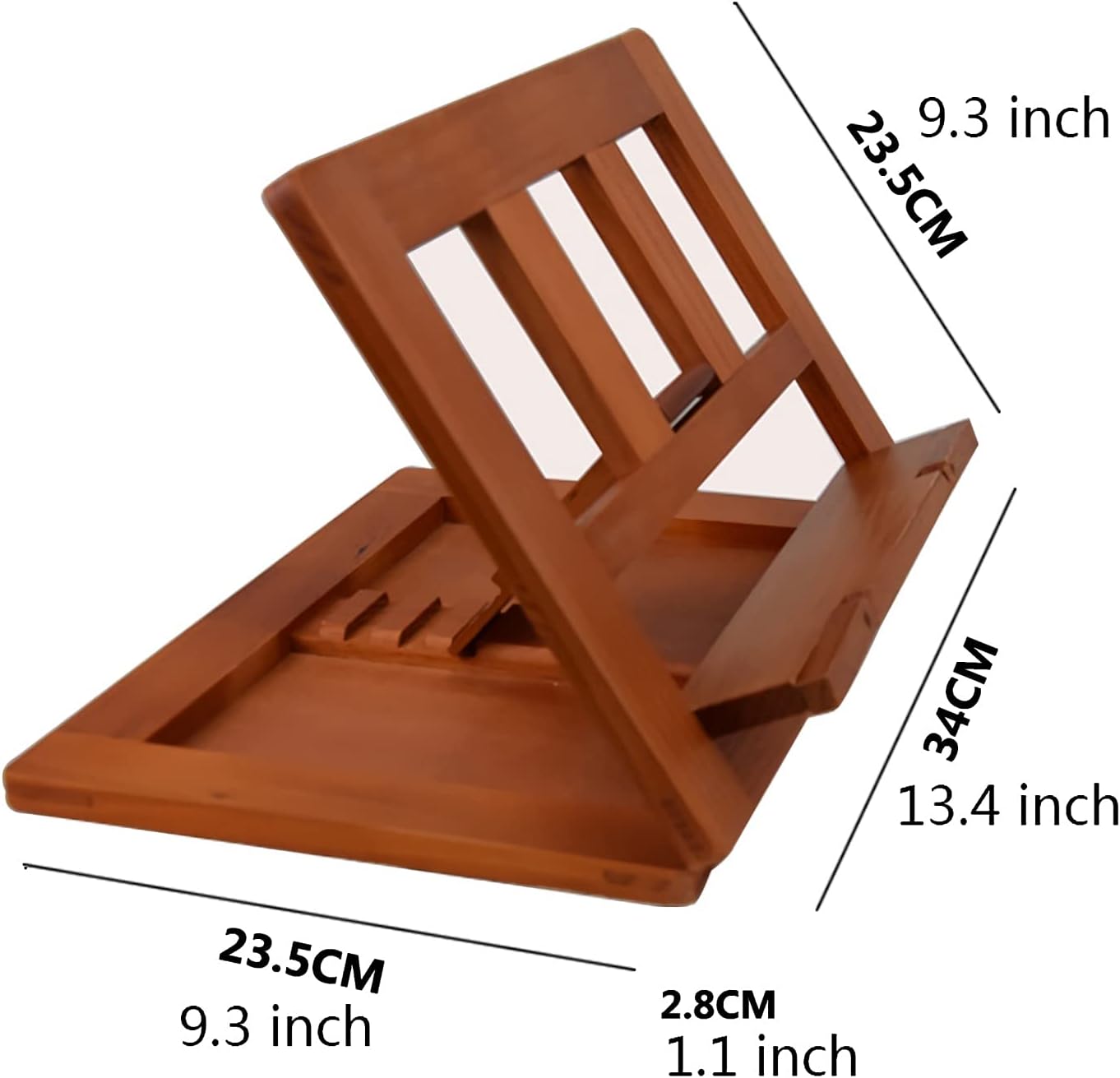 Yuidaaavzz Adjustable Foldable Cookbook Stand for Tablets Phones Laptops