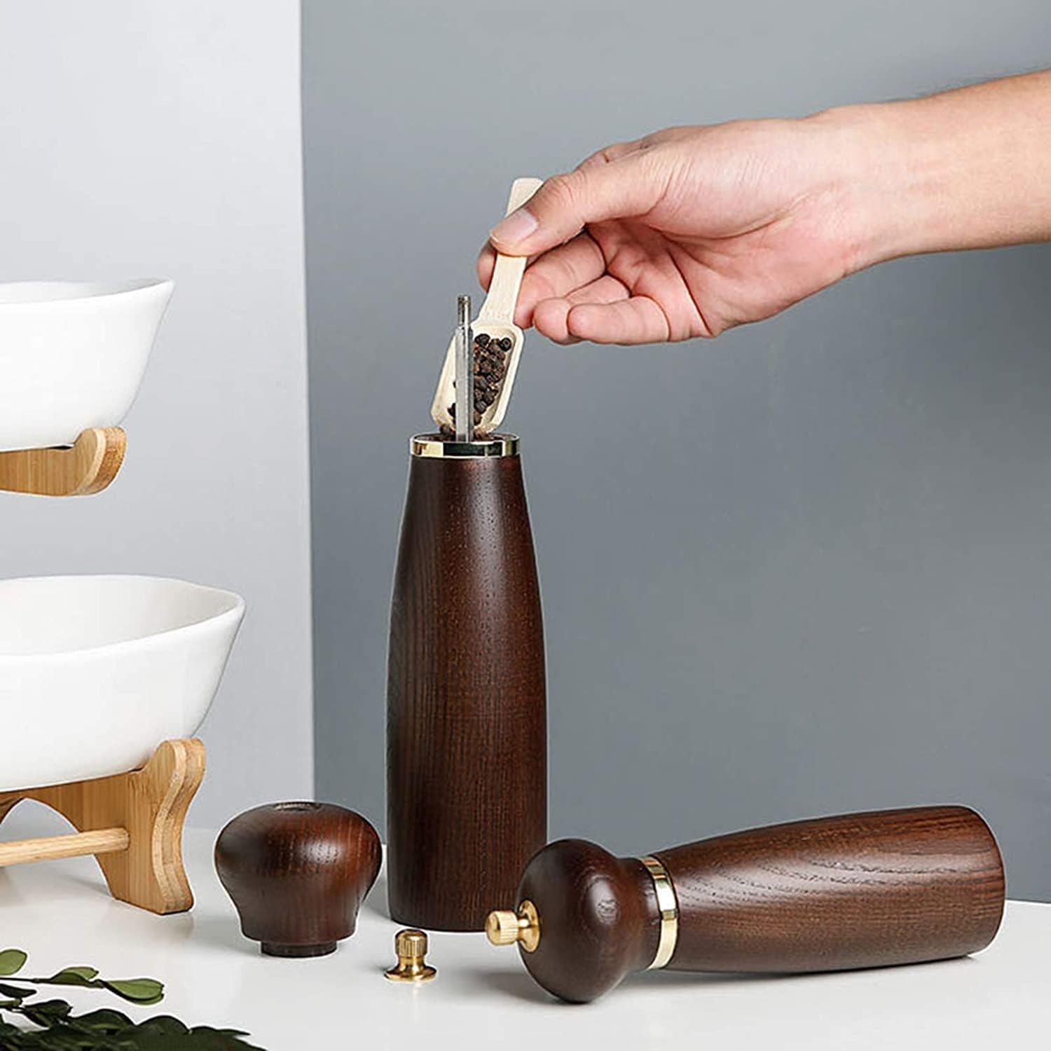 SEFAX 2-Piece Salt Pepper Grinder Set