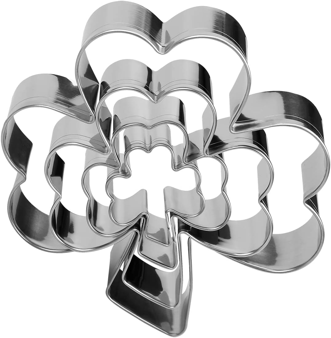 YXCLIFE 8PCS St Patricks Day Cookie Cutters Set