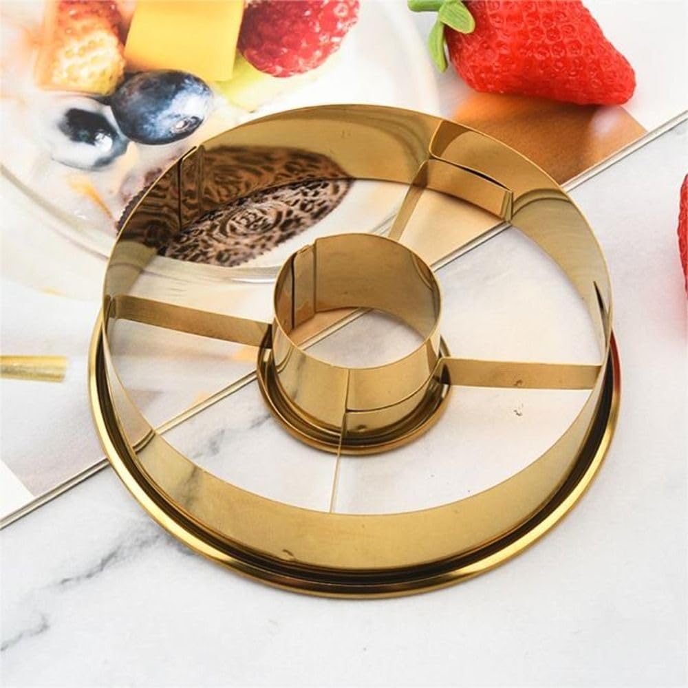 Stainless Steel Donut Mould 386 Inch Gold