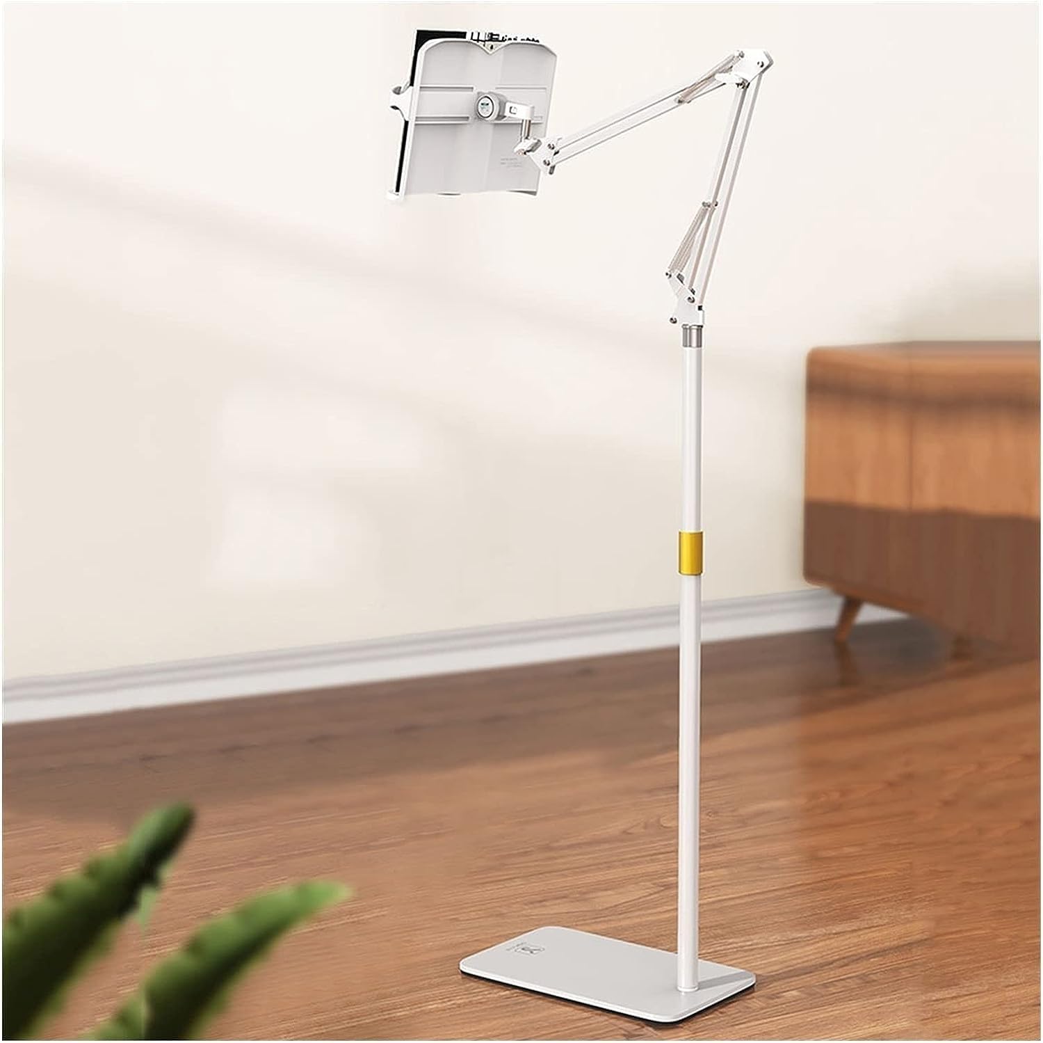 Adjustable Height Floor Stand for Reading and Cooking
