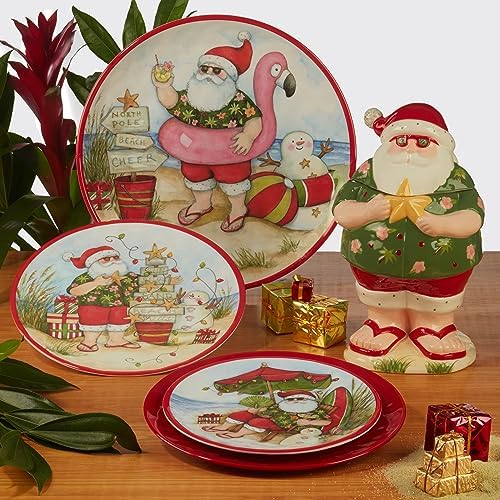 Certified International Santas Wish Melamine Dinnerware Set 12 Piece 1