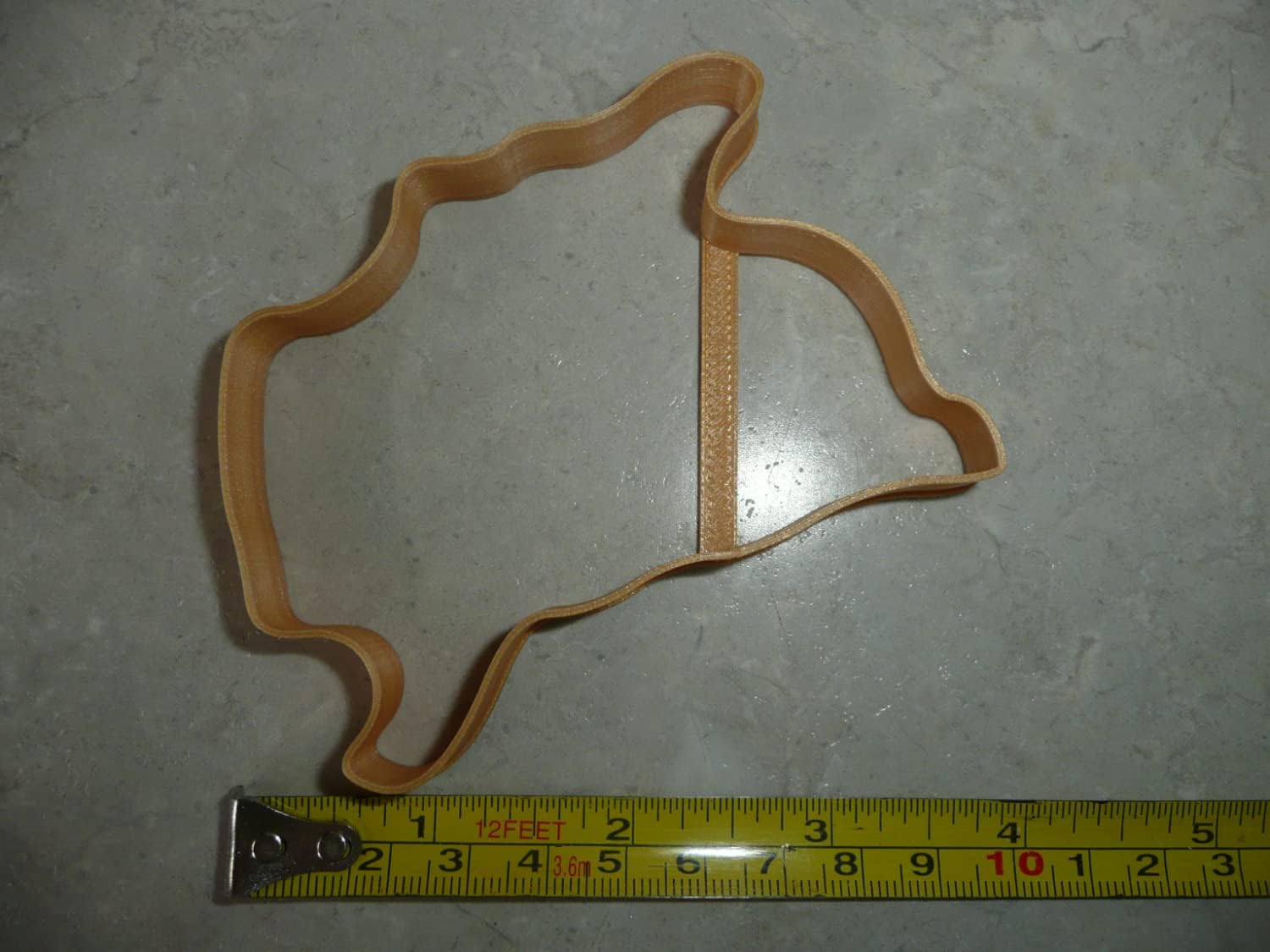 HUMACAO PUERTO RICO MUNICIPALITY OUTLINE COOKIE CUTTER