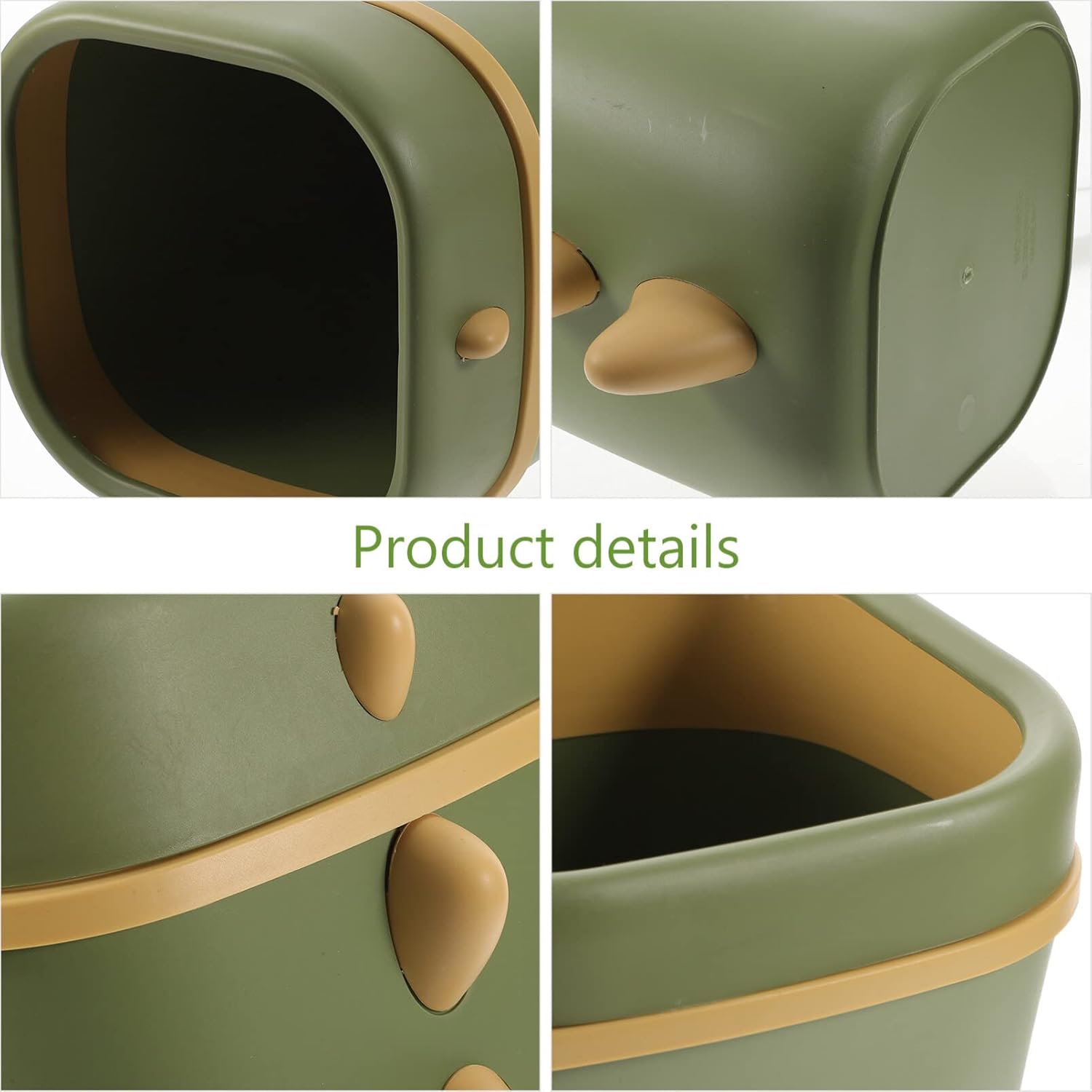 IMIKEYA Dino Trash Can for Home Office Kitchen