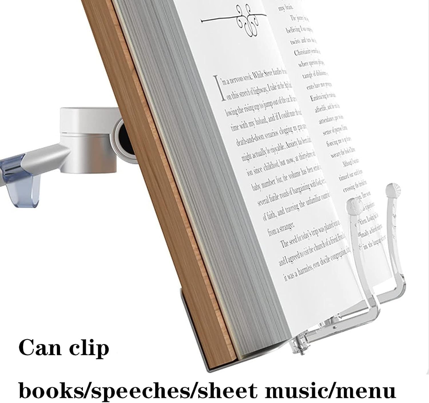 Yuidaaavzz Adjustable Book Stand for Reading in Bed