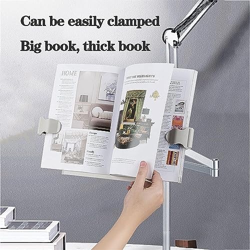 Adjustable Tablet Floor Stand for Bed and Kitchen Use