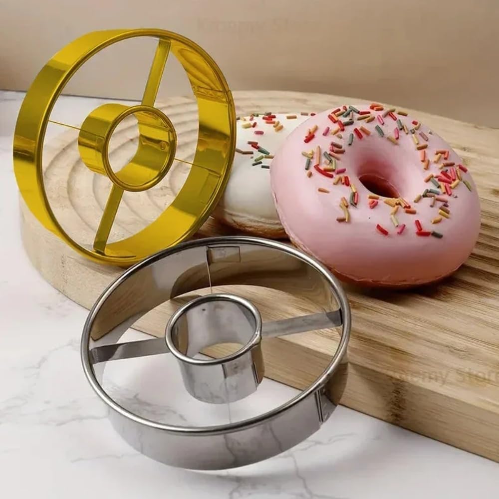 Stainless Steel Donut Mould 386 Inch Gold