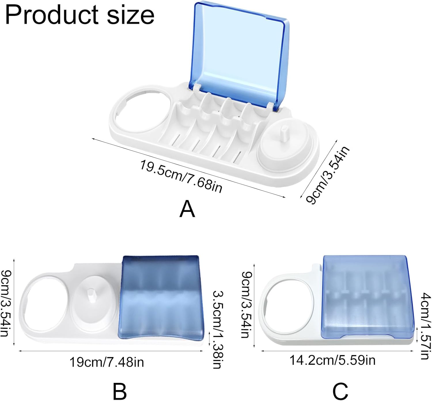 Ozeau Electric Toothbrush Head Holder Stand 1