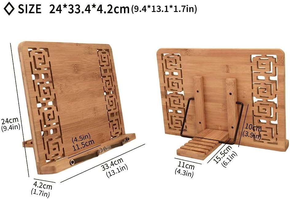 Yuidaaavzz Foldable Cookbook Stand Holder 1