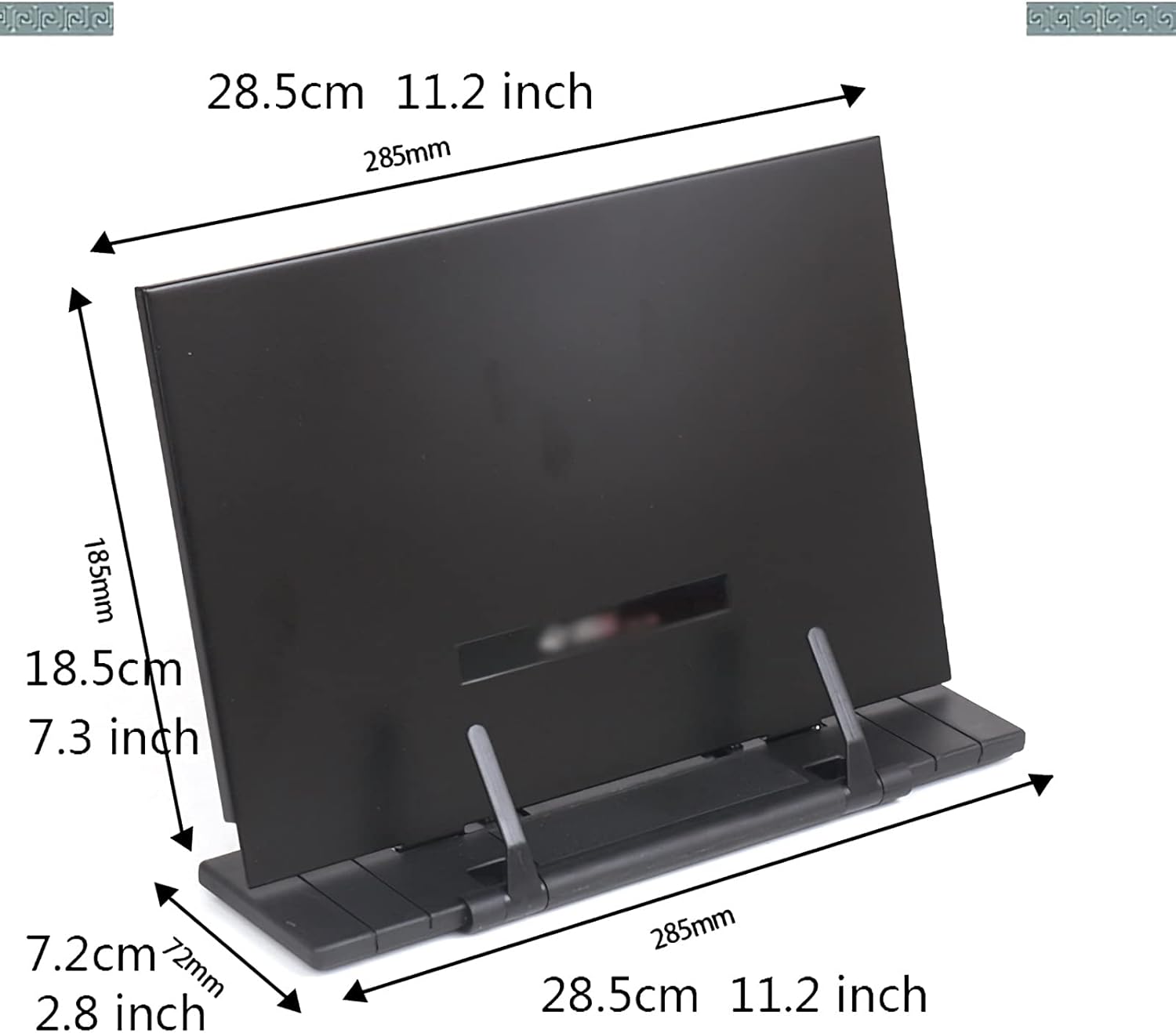 Yuidaaavzz Adjustable Book Stand for Reading