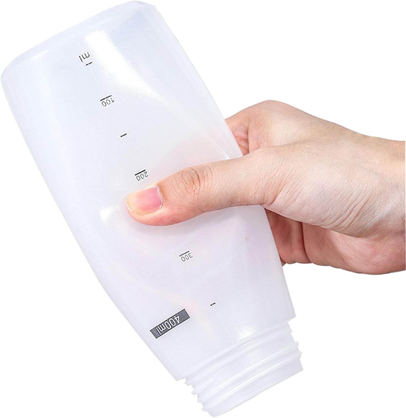 Condiment Squeeze Bottles Set 4 Pack Clear Plastic 1