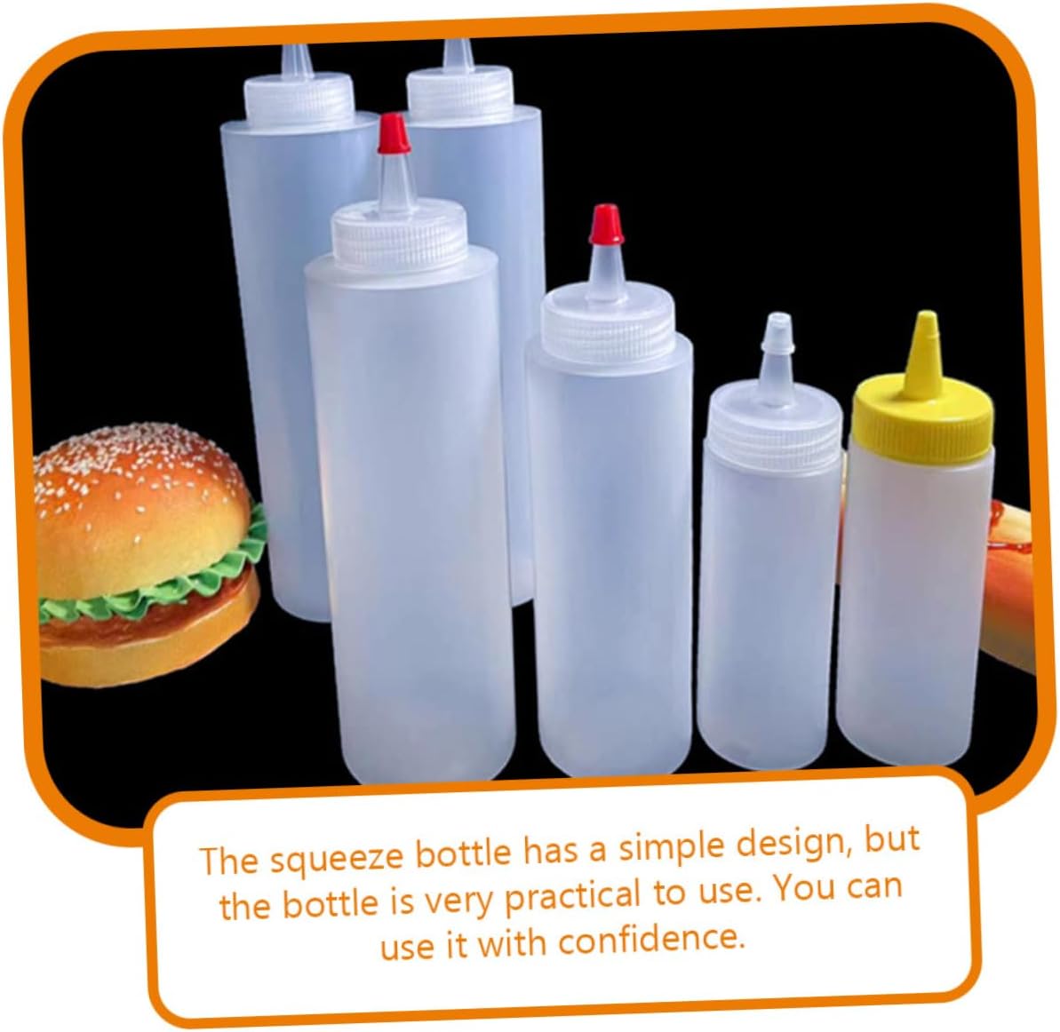 Garneck 15PCS Condiment Bottles Set