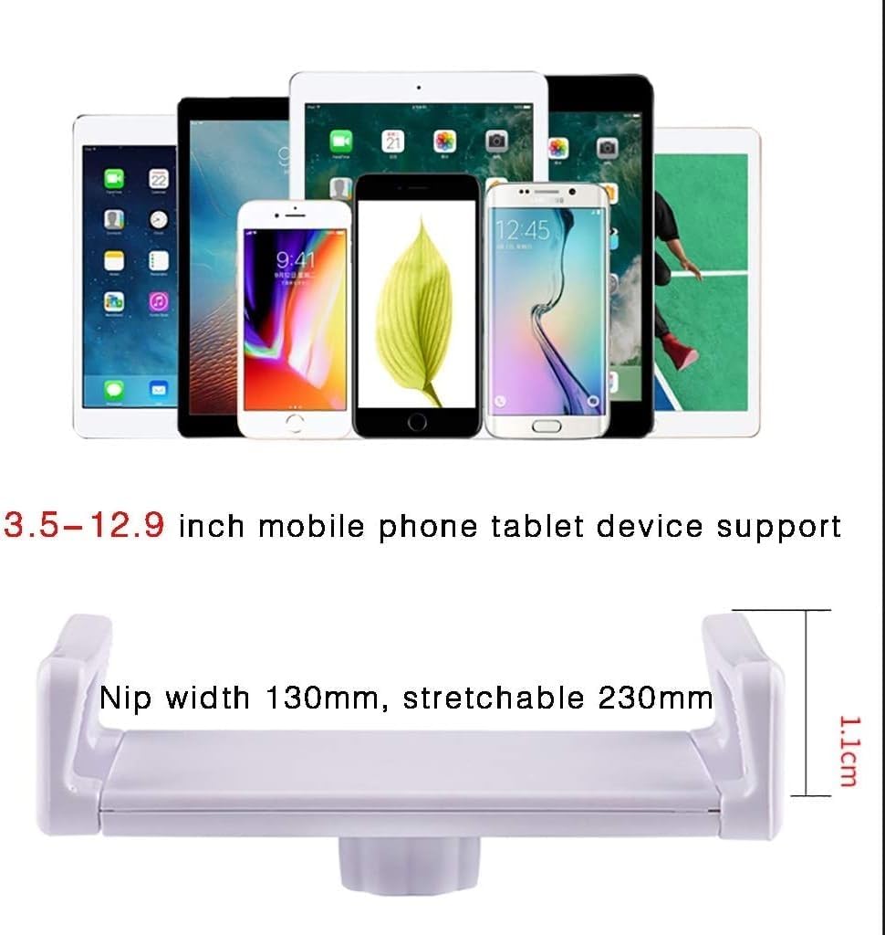 Adjustable 360 Rotation Tablet Floor Stand for Phone Laptop and Book