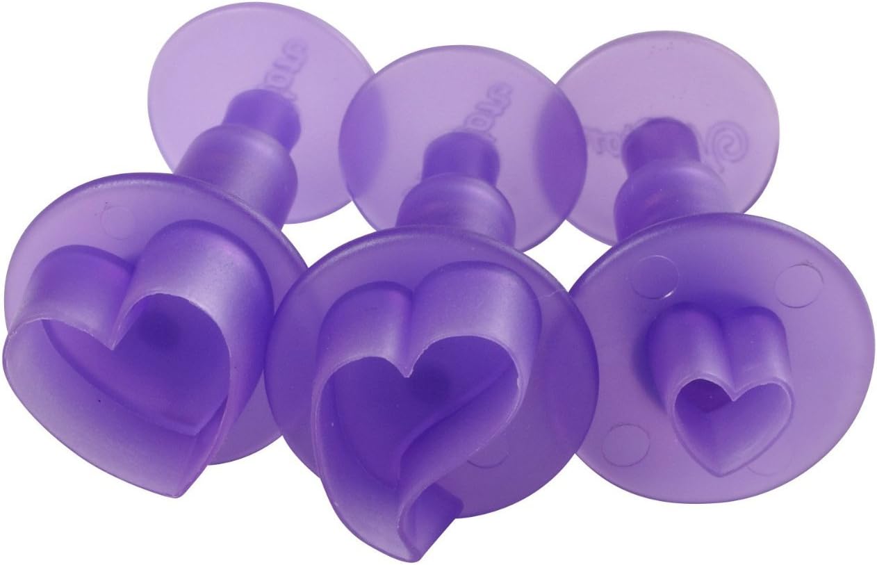 Wilton Fondant Mini Heart Cutters Set of 3