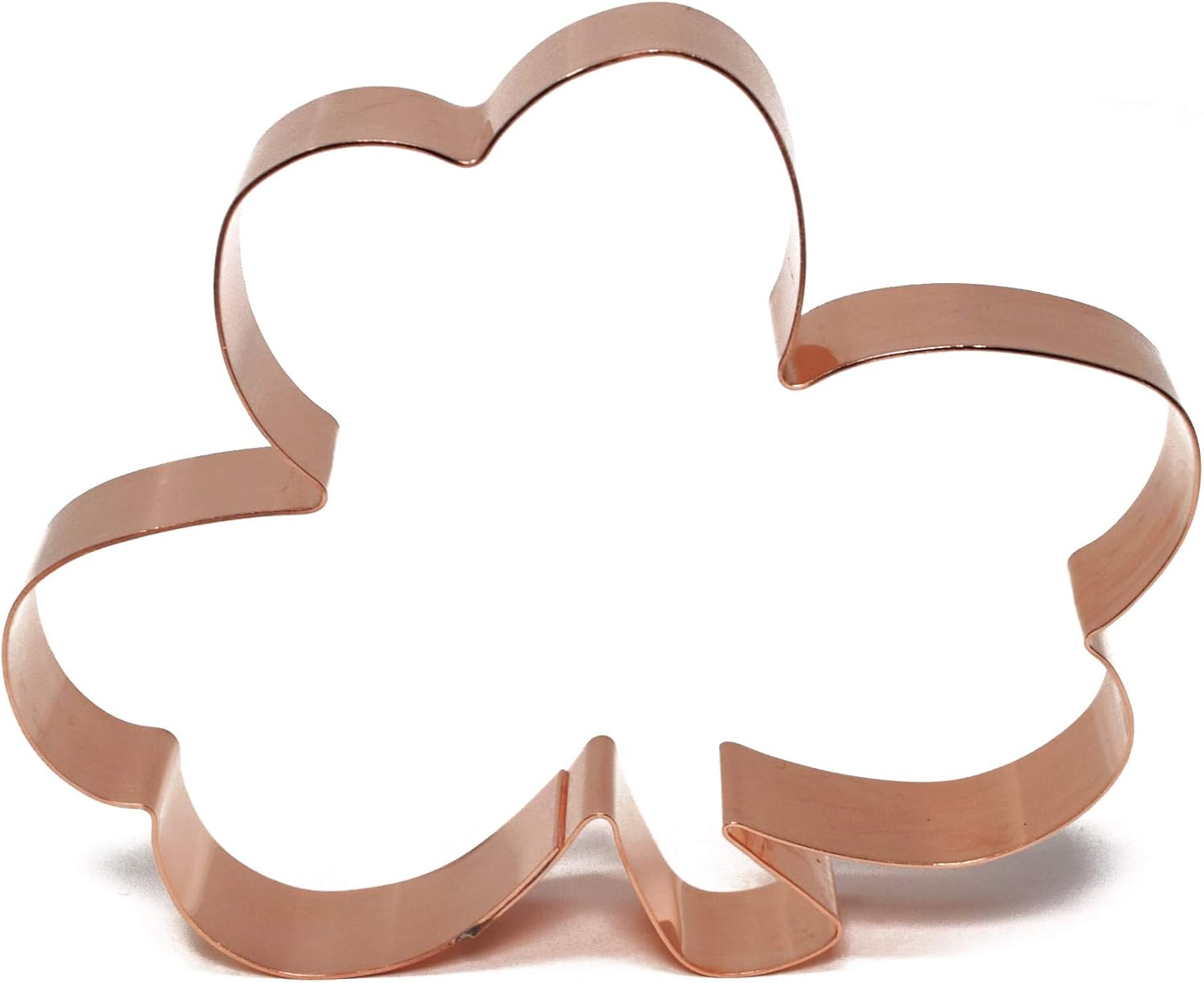 The Fussy Pup Shamrock Cookie Cutter 5 in Copper 1