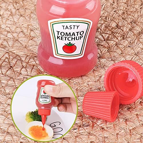 TopHomer Mini Condiment Squeeze Bottles Set