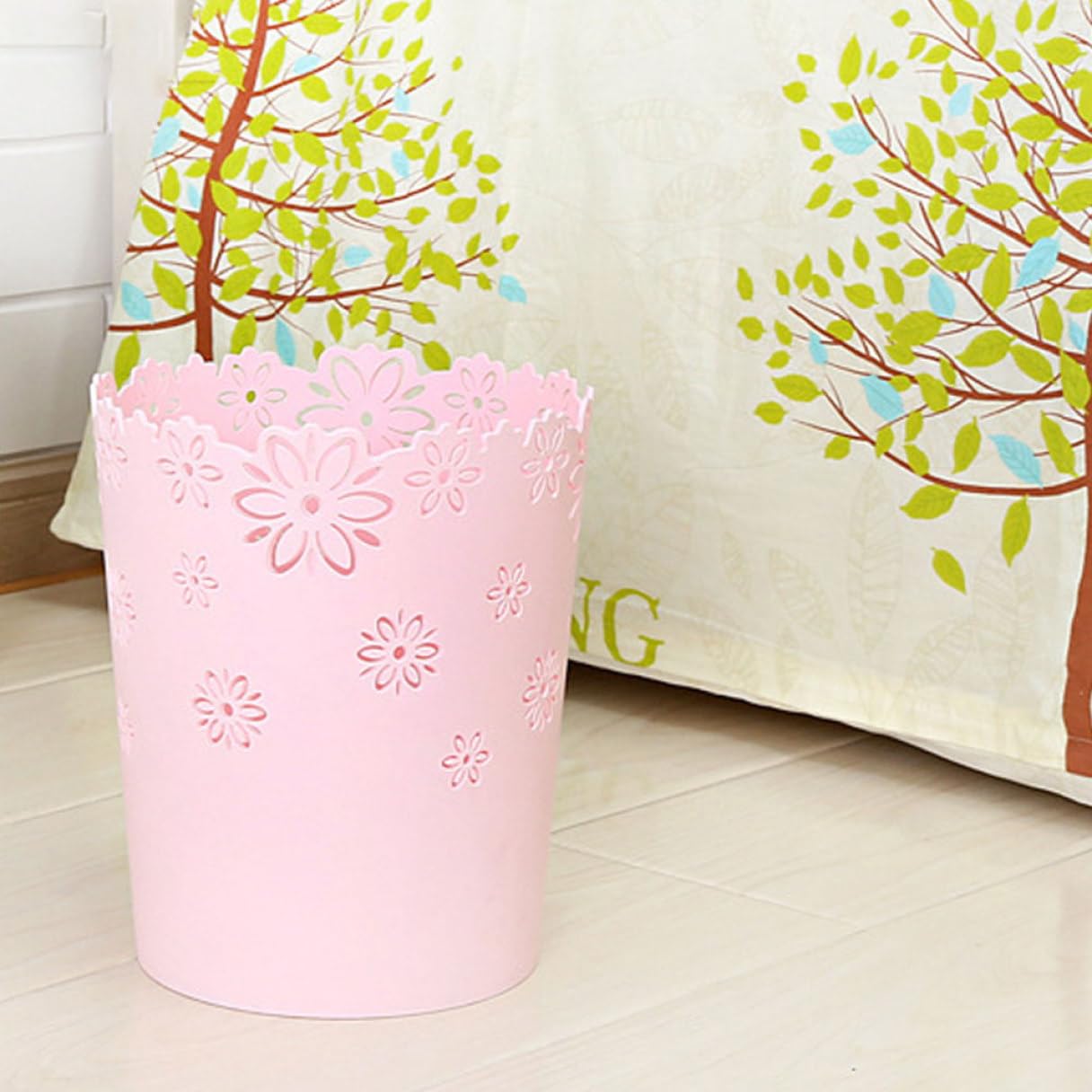 63 Inch Compact Wastebasket for Small Spaces