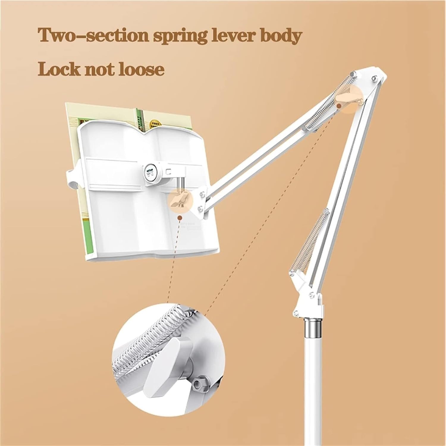 Adjustable Floor Stand for Reading and Devices