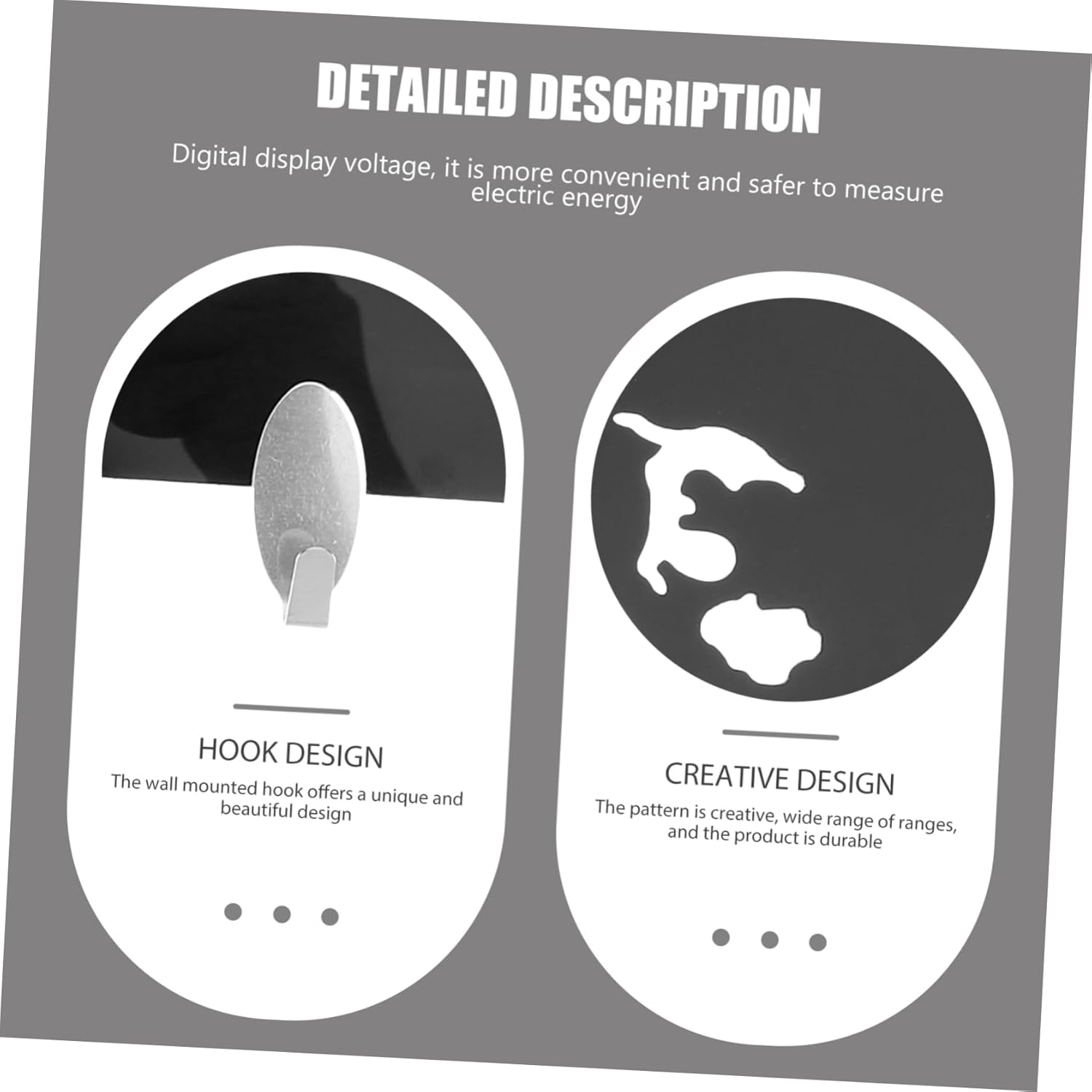 Balacoo Mirror Hook Towel Hooks for Bathrooms 1