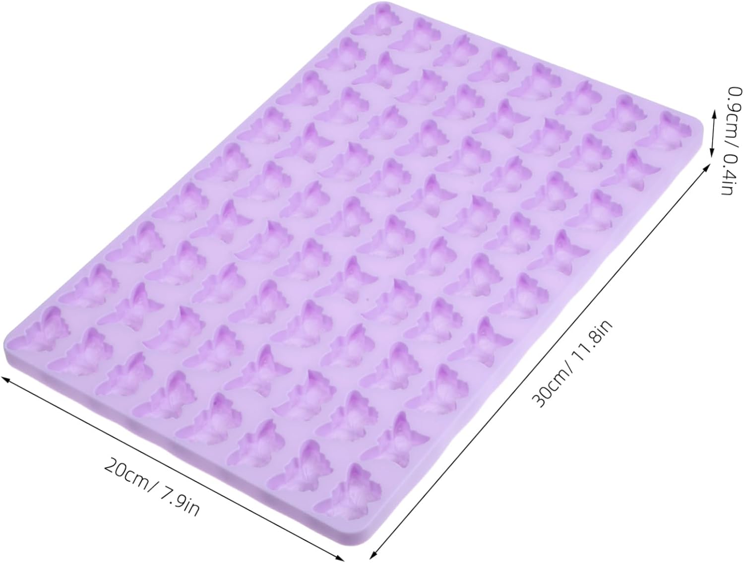 Zerodeko Butterfly Silicone Baking Mold 72 Cavities 1