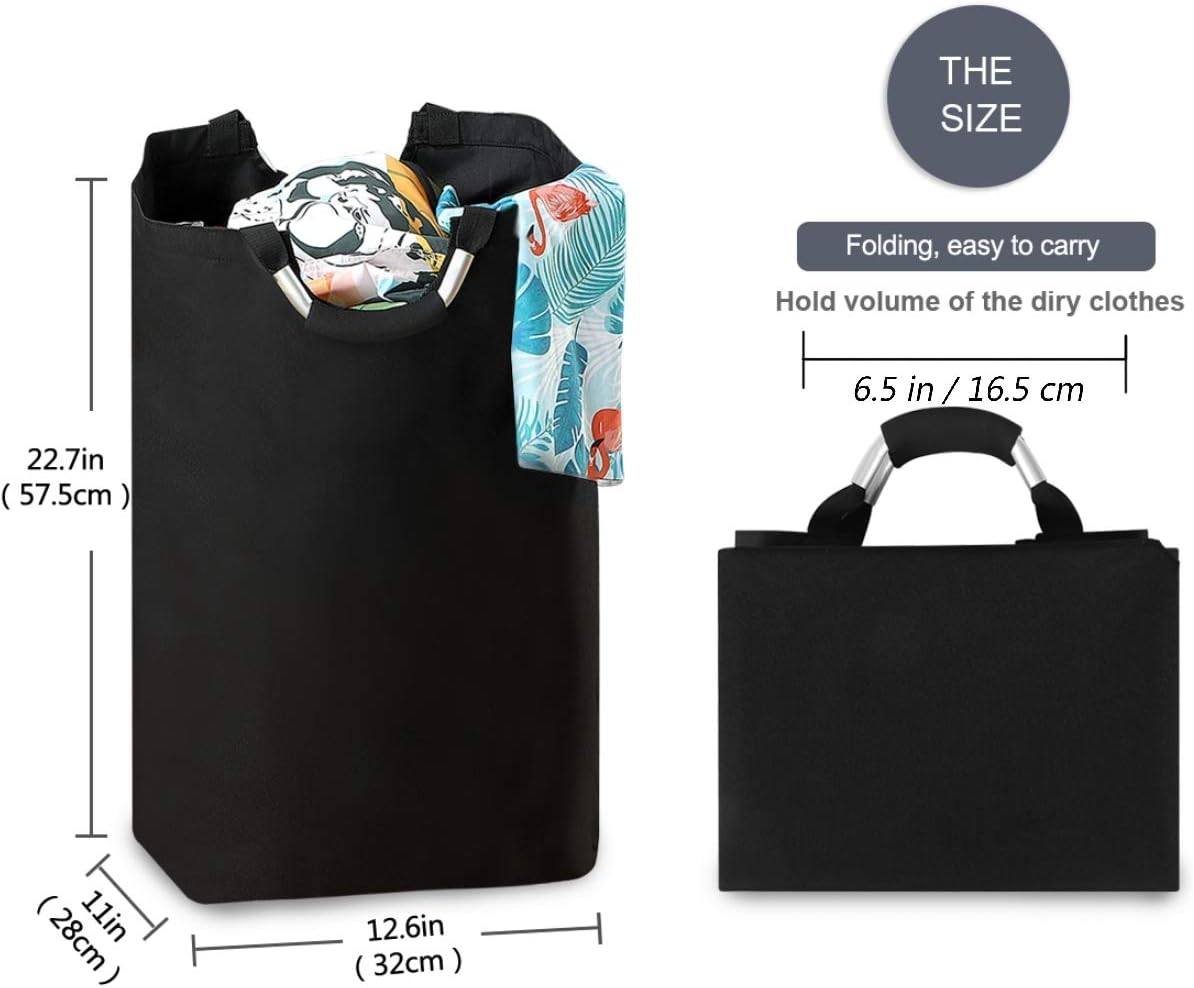 visesunny Foldable Laundry Basket with Handle