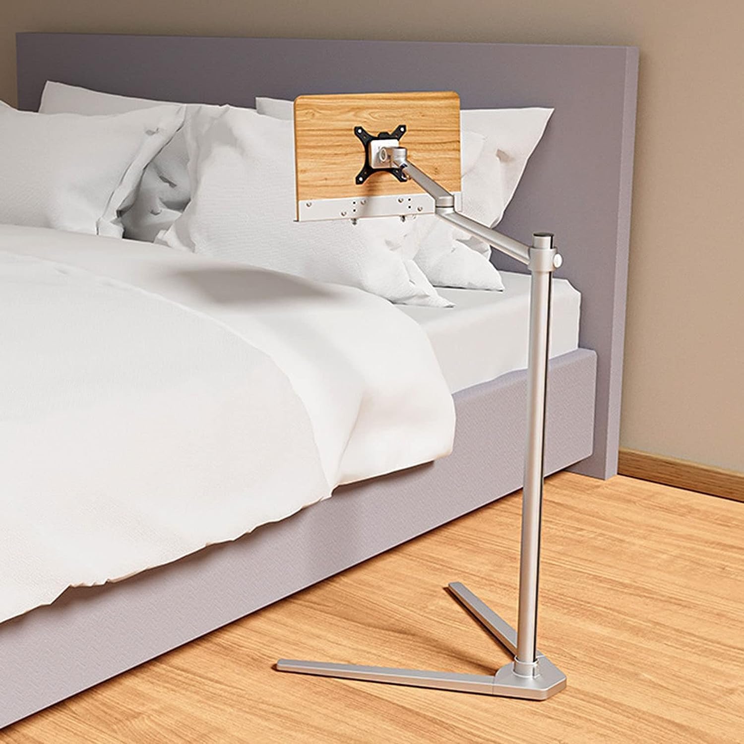 Adjustable Tablet Floor Stand for Reading 360-Rotatable Book Holder